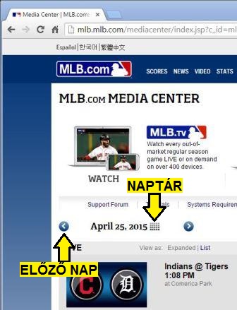 MLB media center